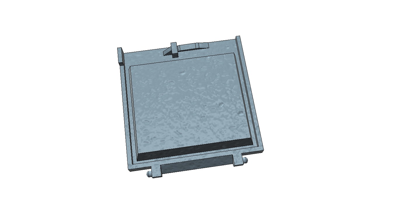 cover for electrical panel 3D print model_1