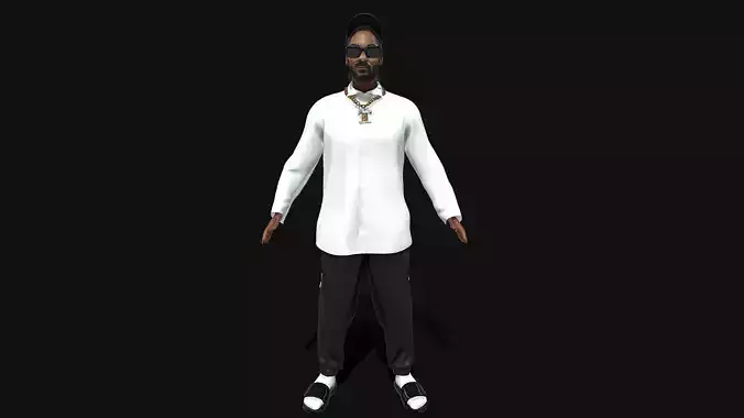 Snoop Dogg 3D model