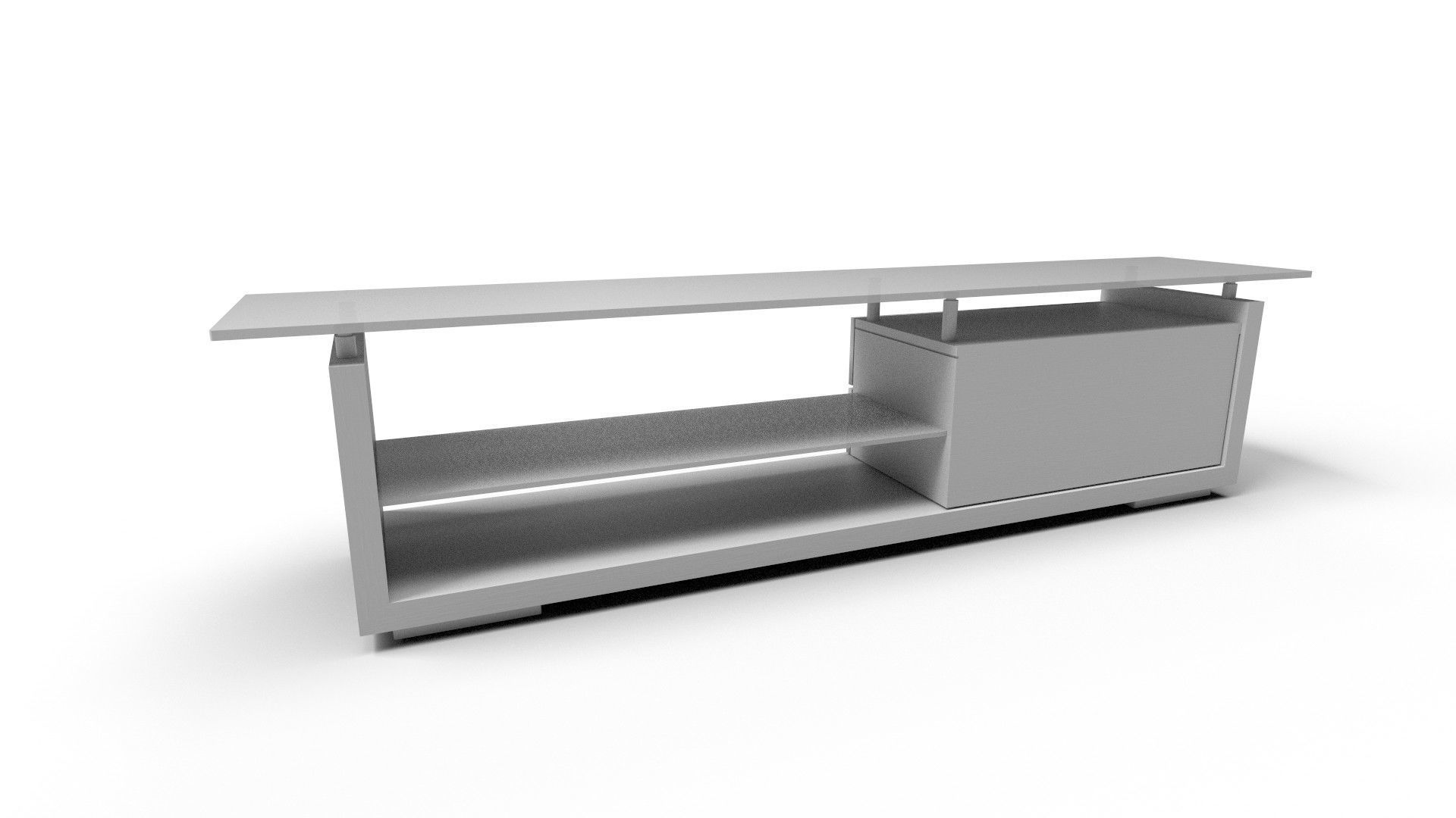 TV Rack CG1 3D model_4