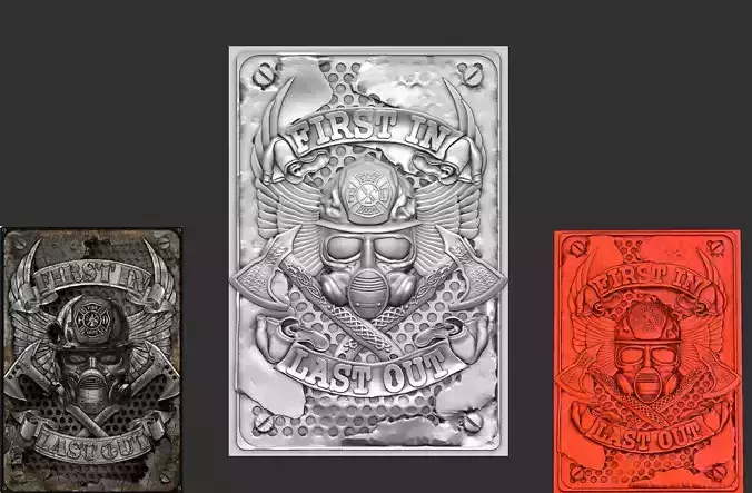 American Firefighter Sign