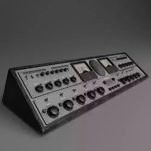 Radio Broadcast Control Panel 4K