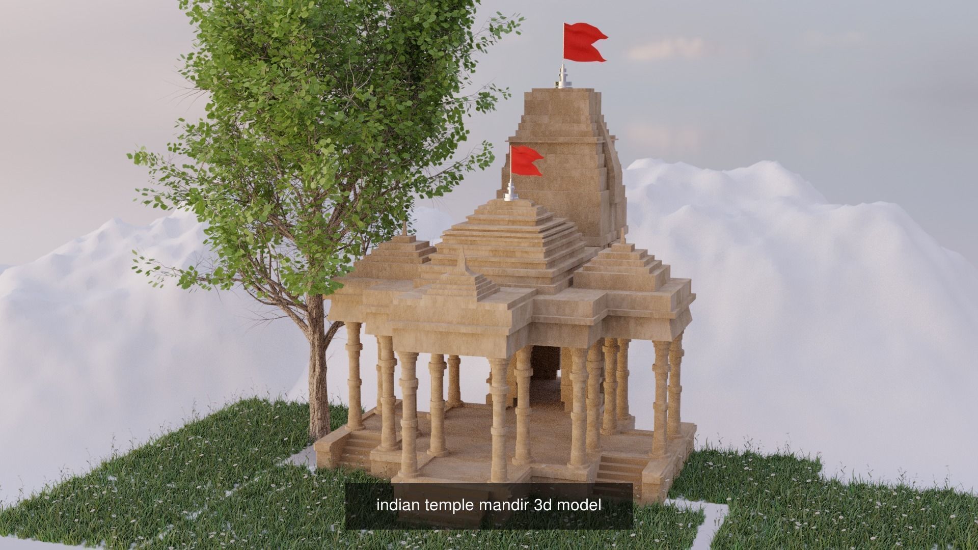 Indian temples 3D Model Collection_1