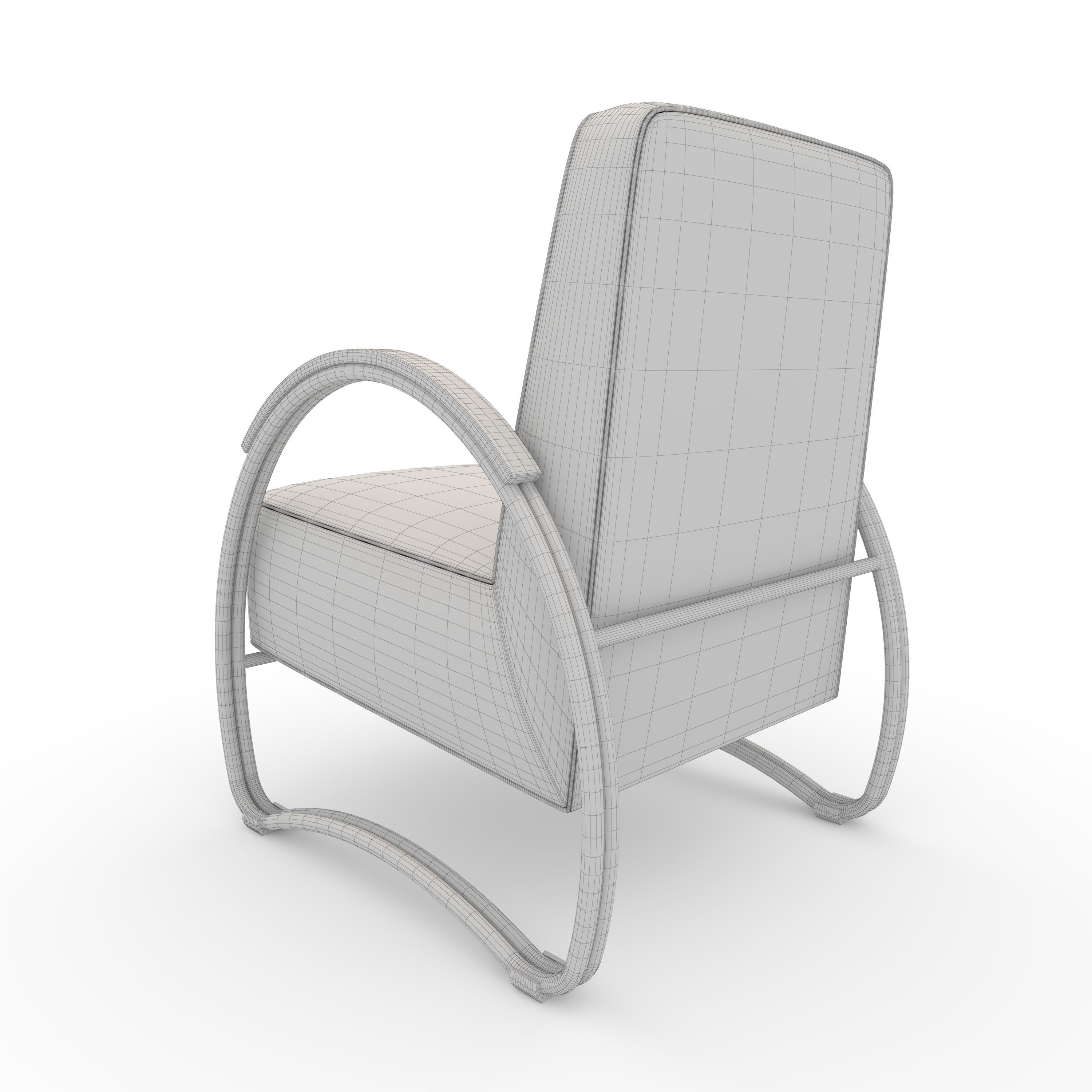 Armchair 51 3D model_15