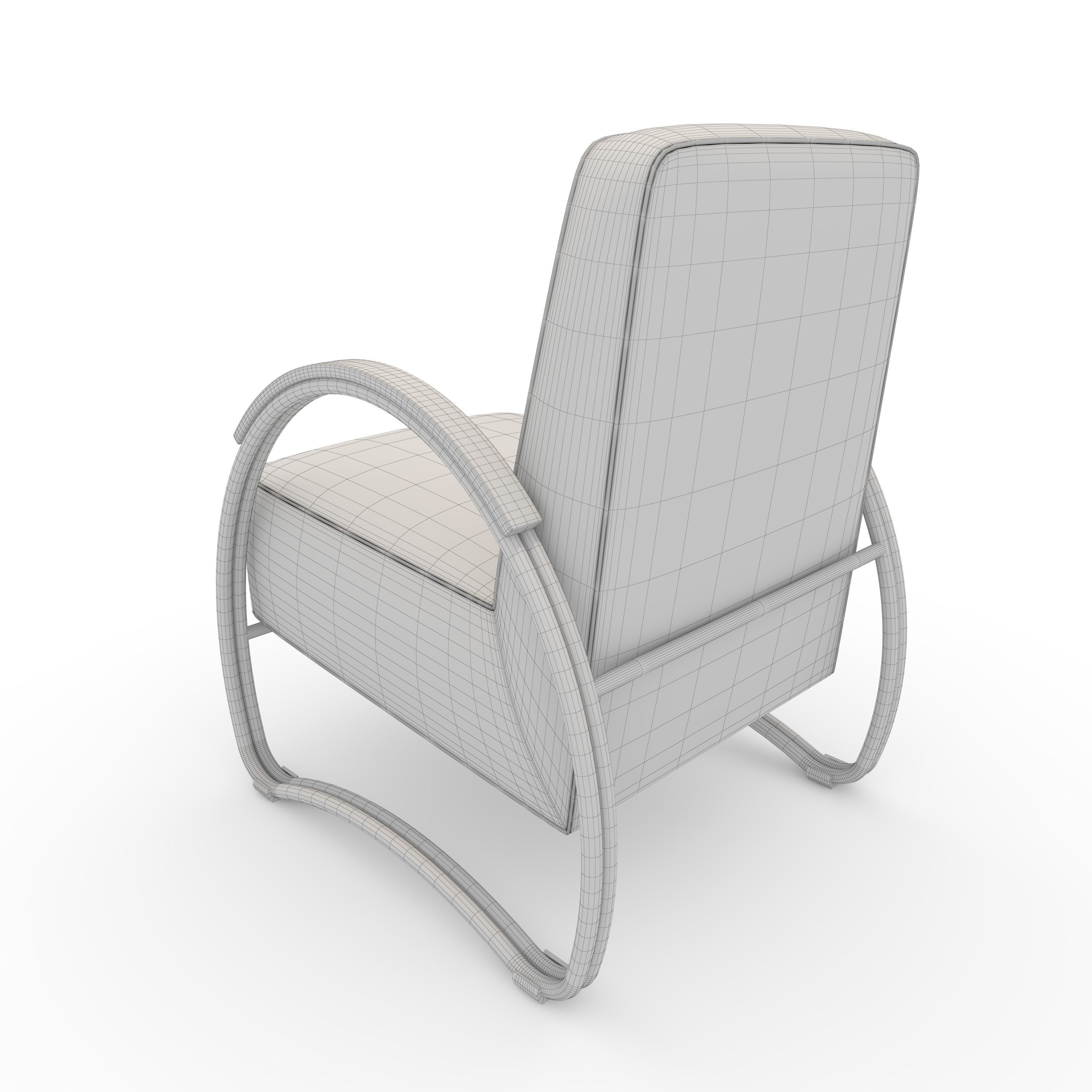 Armchair 51 3D model_7