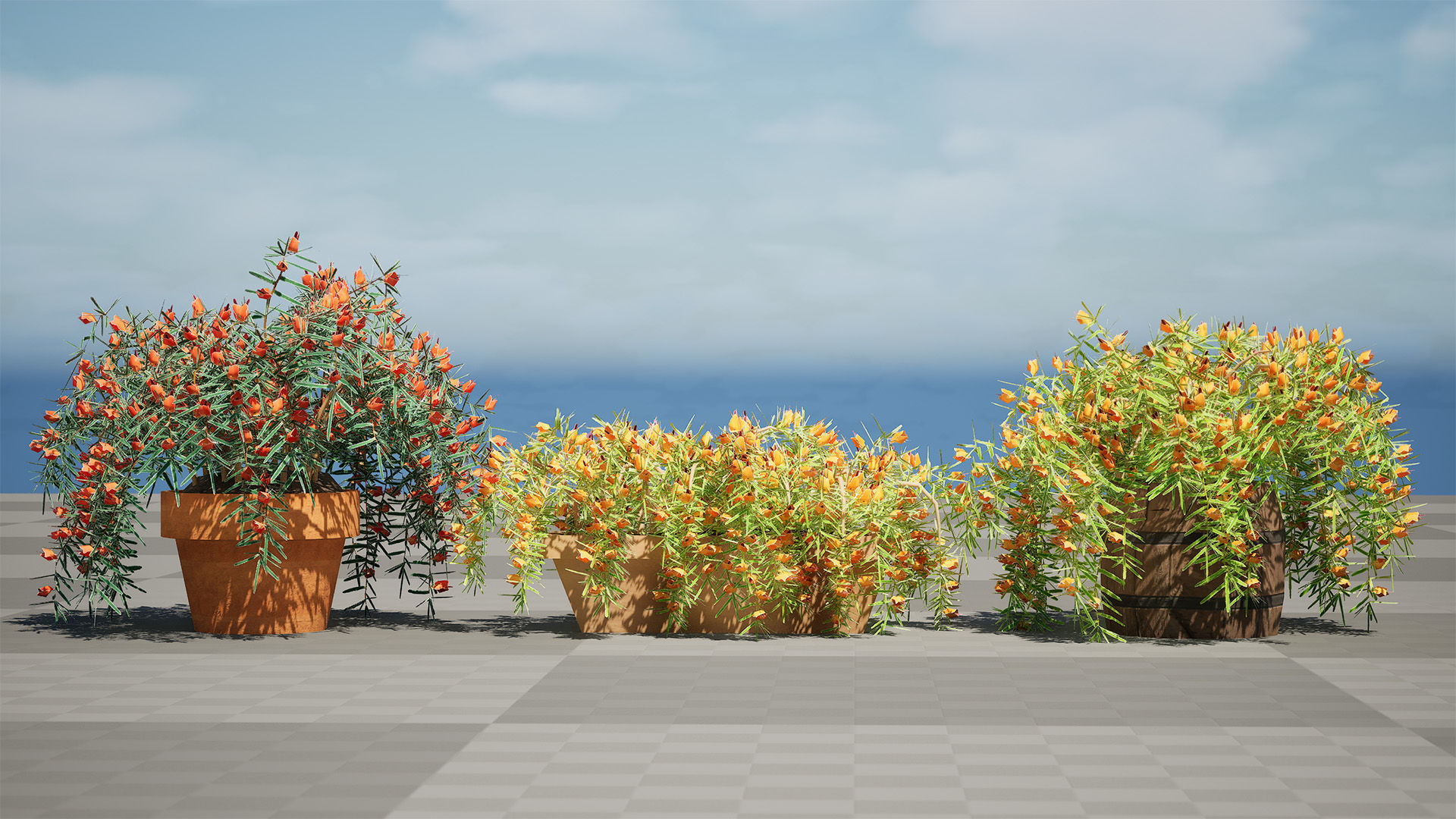 Lotus Vine 3D Model Low-poly 3D model_3