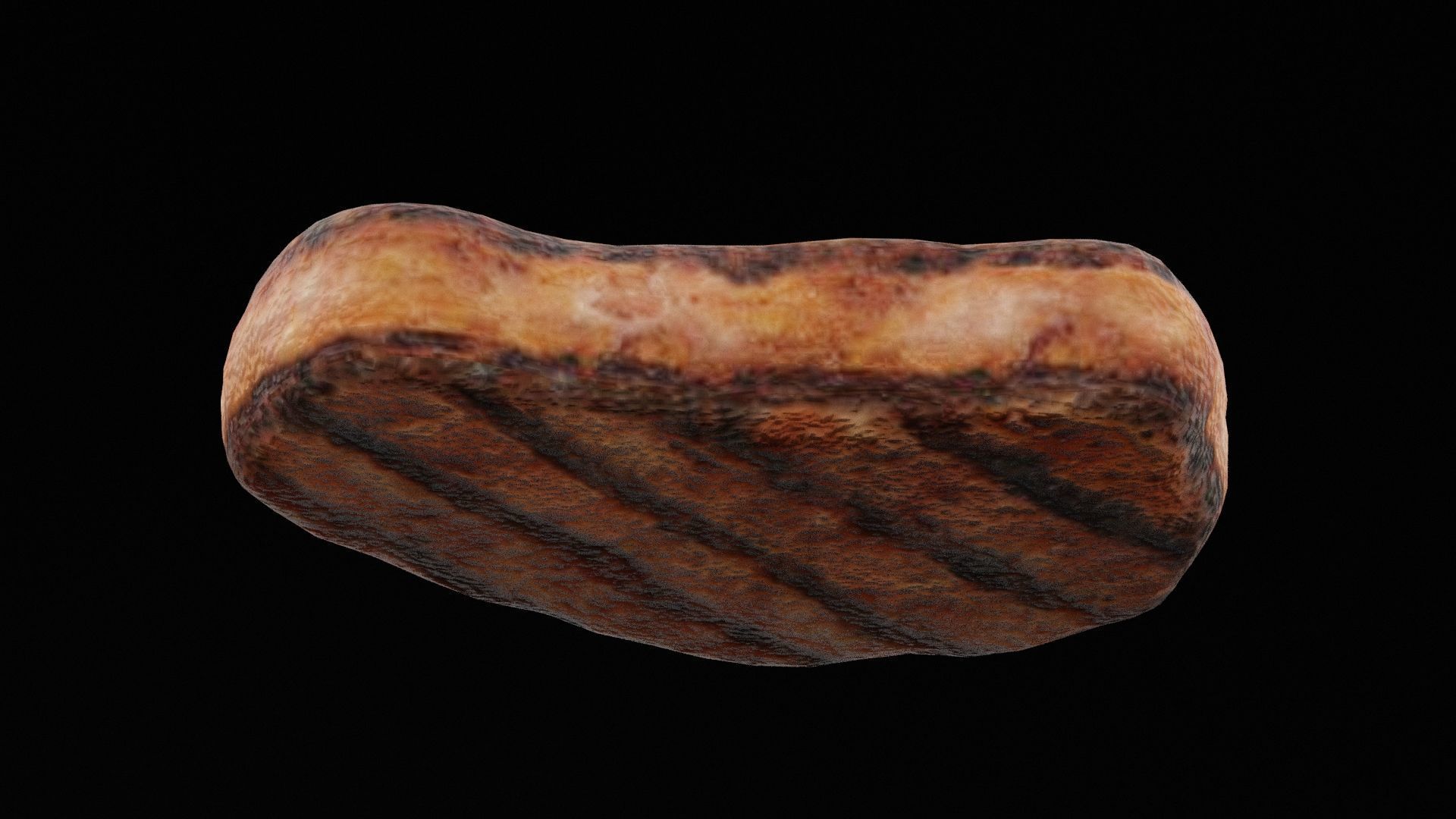 Beef Steak  Low-poly 3D model_3