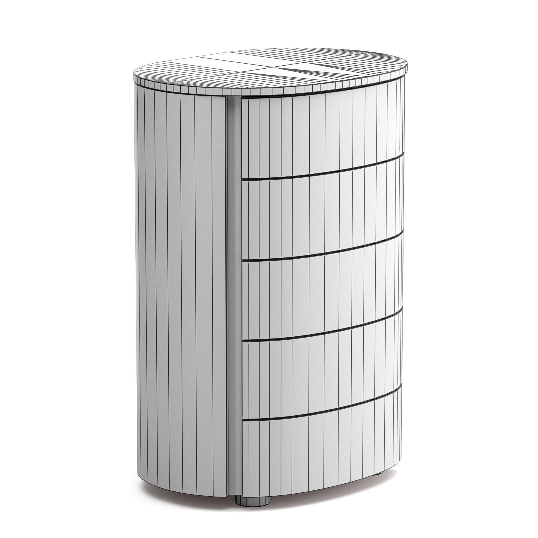 Commode FAER Unique High 3D model_6