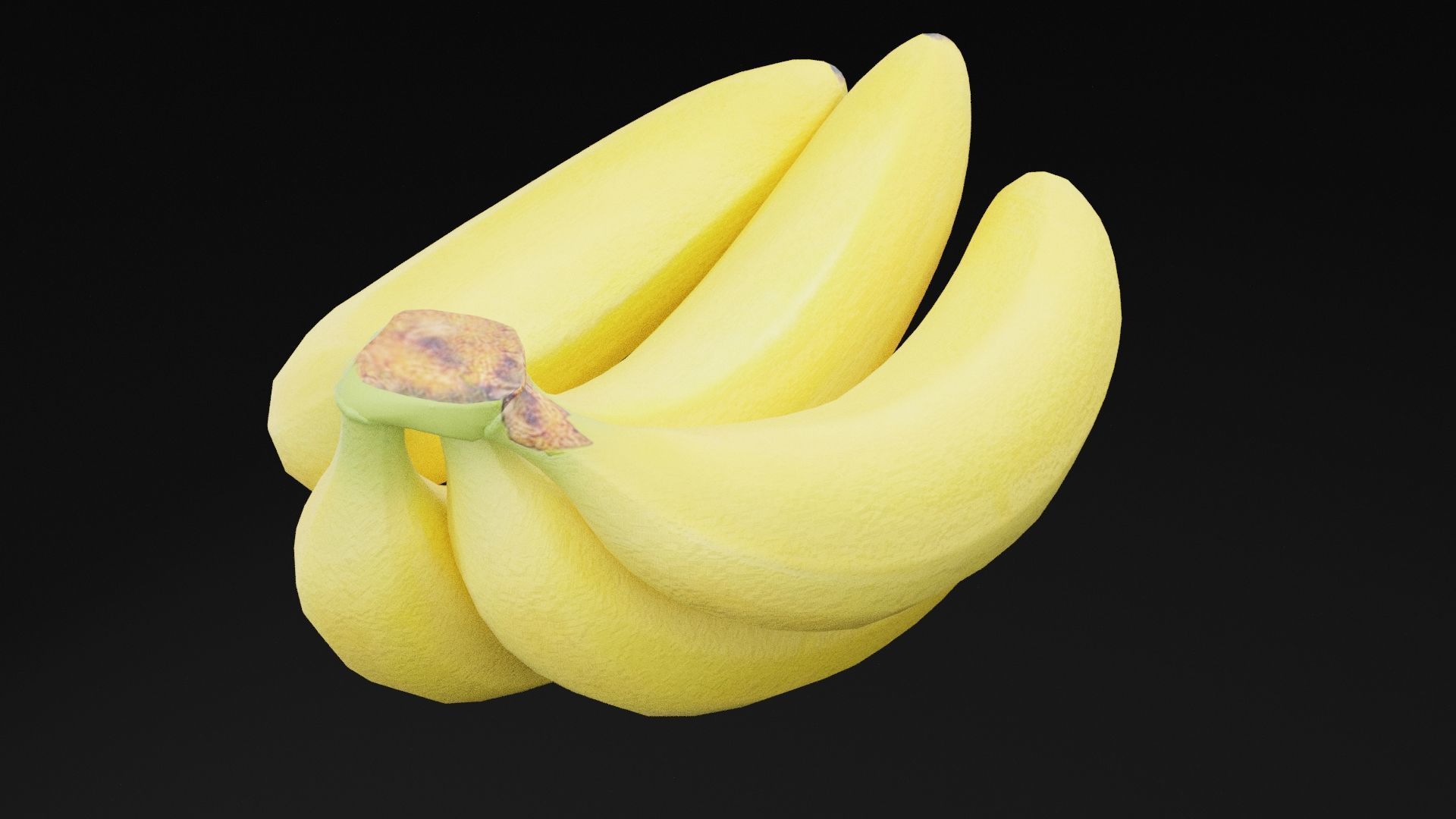 Bananas Bundle Low-poly 3D model_1