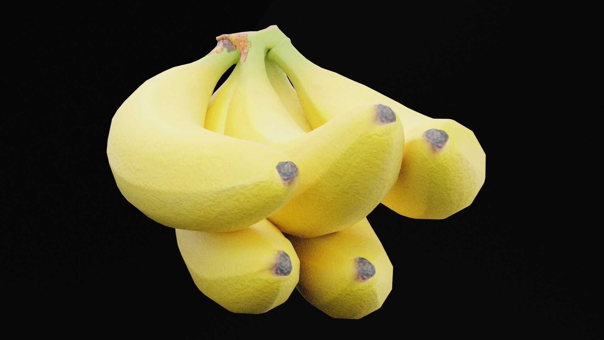 Bananas Bundle Low-poly 3D model_4