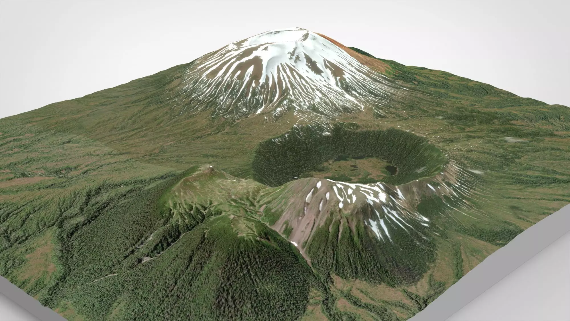 Mount Edgecumbe Kruzof Island Alaska 3D model_0