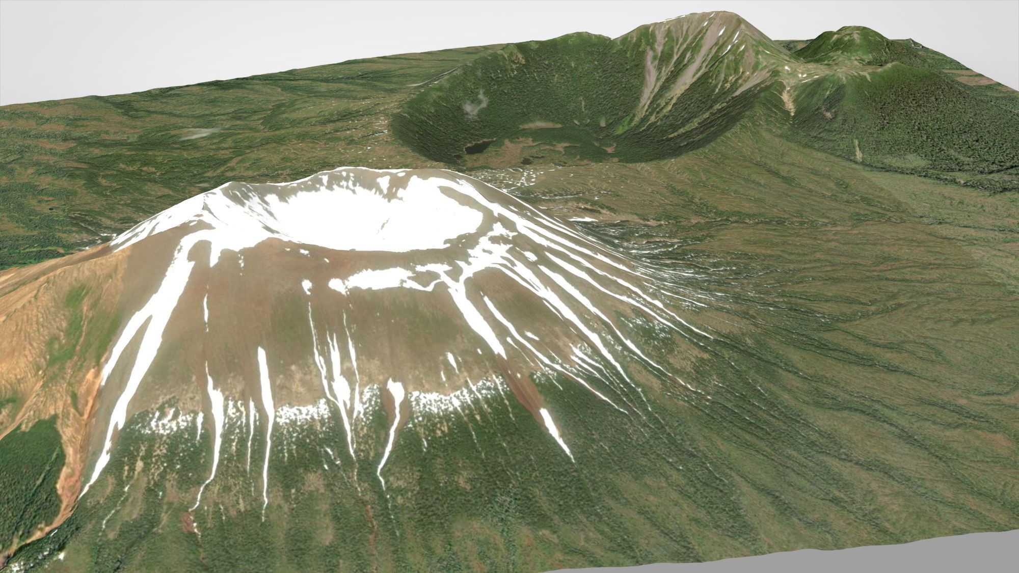 Mount Edgecumbe Kruzof Island Alaska 3D model_4