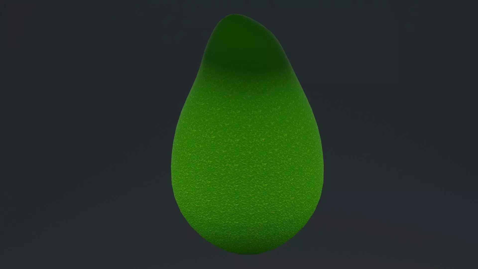 Avocado Fruit Low-poly 3D model_0