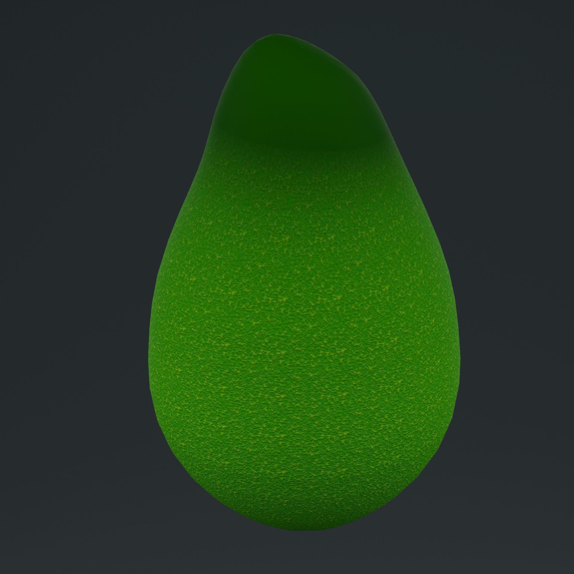 Avocado Fruit Low-poly 3D model_6