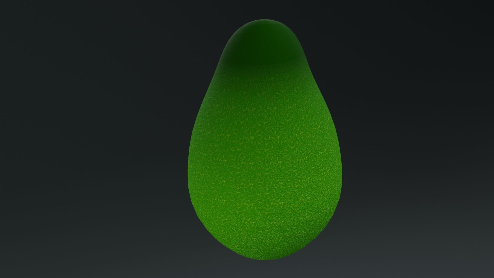 Avocado Fruit Low-poly 3D model_2