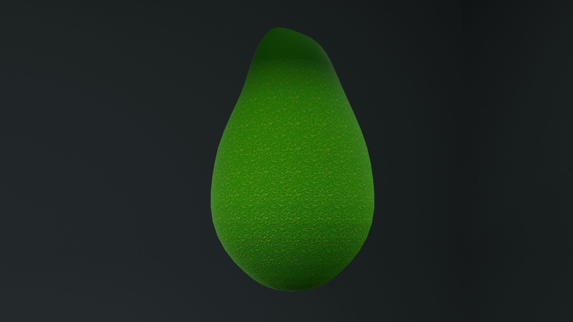 Avocado Fruit Low-poly 3D model_5