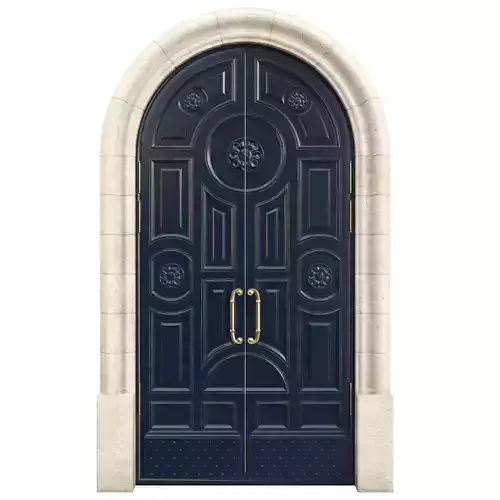 Entrance classic door 130