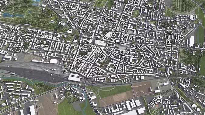 Bytom - City 3D Model