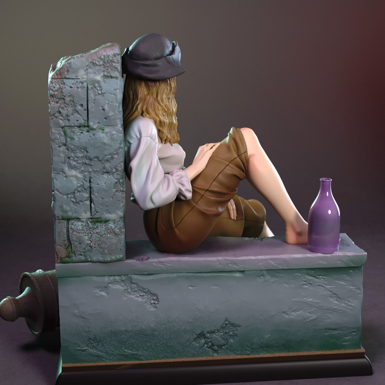 Elizabeth Swann from Pirates of the Caribbean 3D print model_3