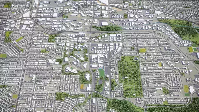 Burnaby - City 3D Model