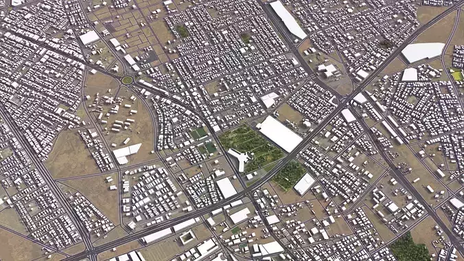 Buraydah - City 3D Model