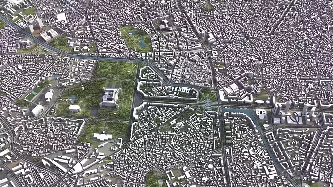Bucharest - City 3D Model