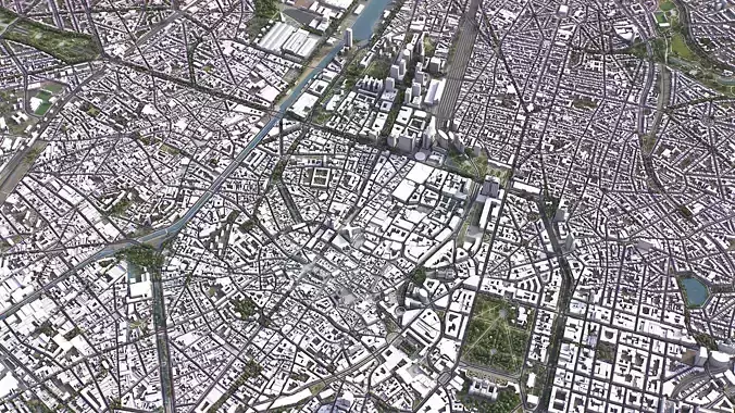 Brussels - City 3D Model