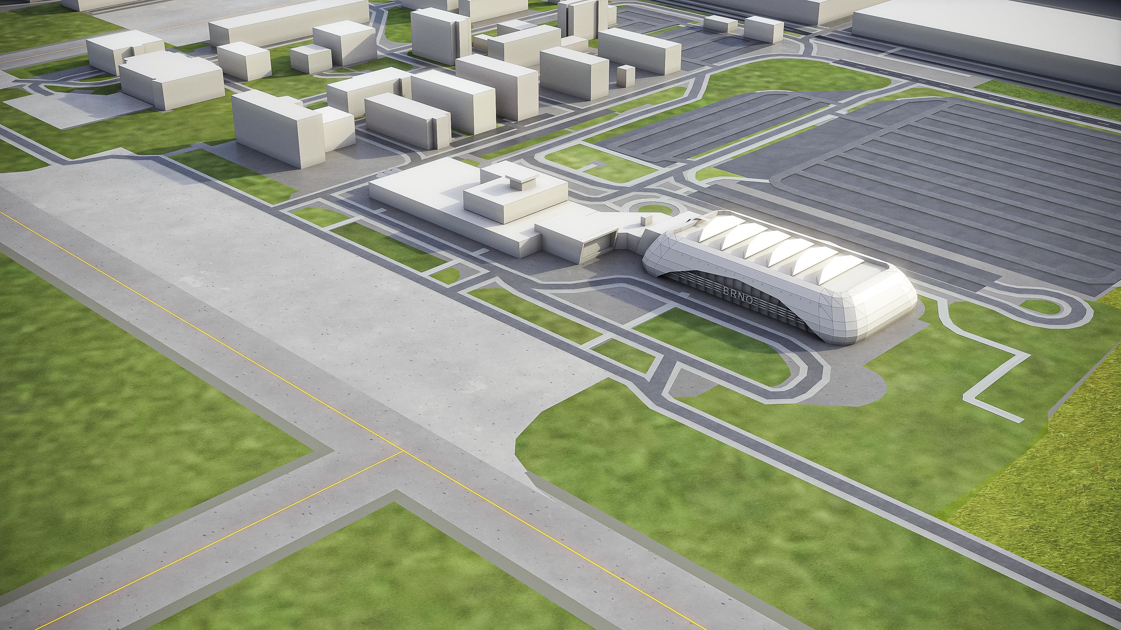 Brno - City 3D Model Low-poly 3D model_5