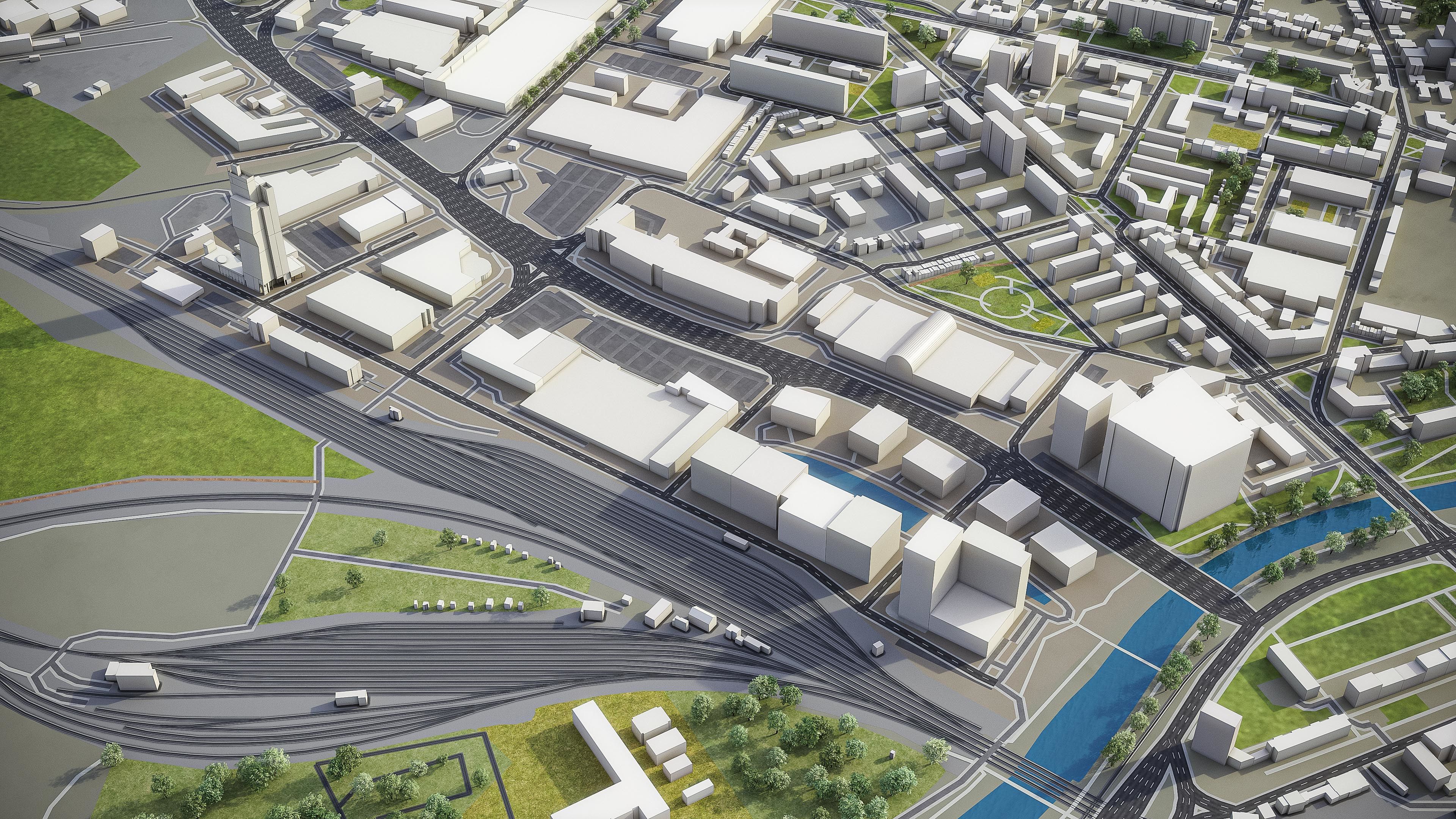 Brno - City 3D Model Low-poly 3D model_26