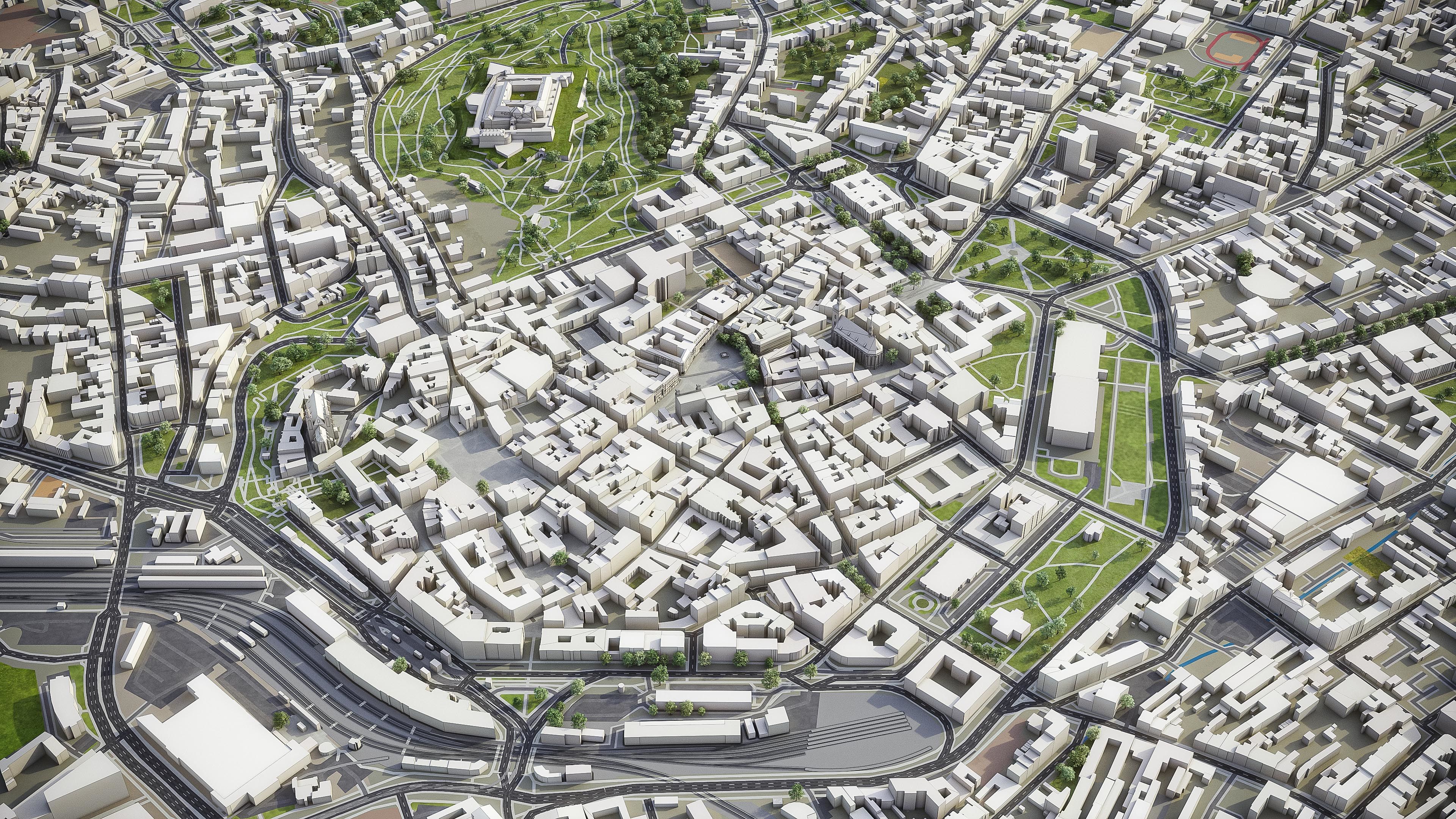 Brno - City 3D Model Low-poly 3D model_11