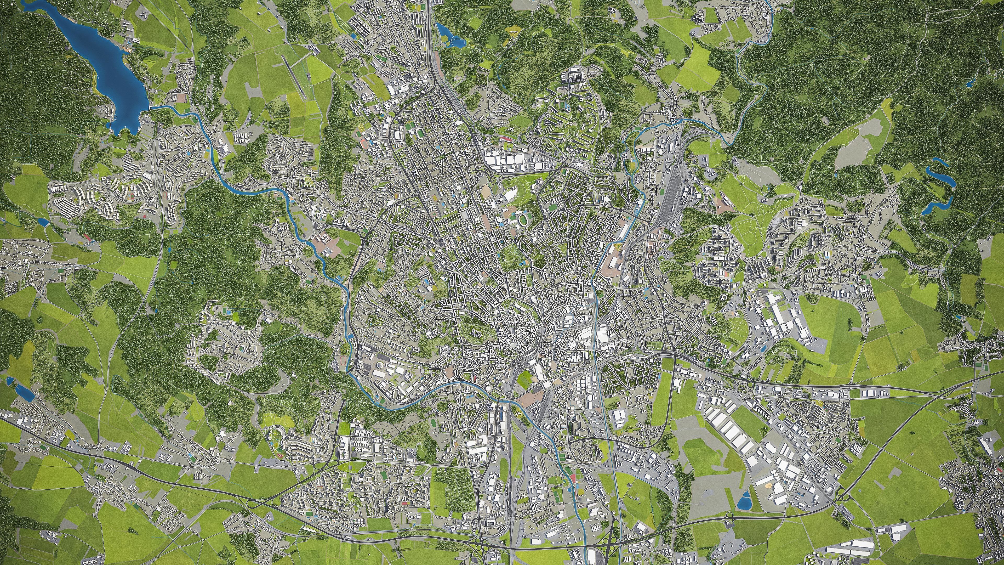 Brno - City 3D Model Low-poly 3D model_21