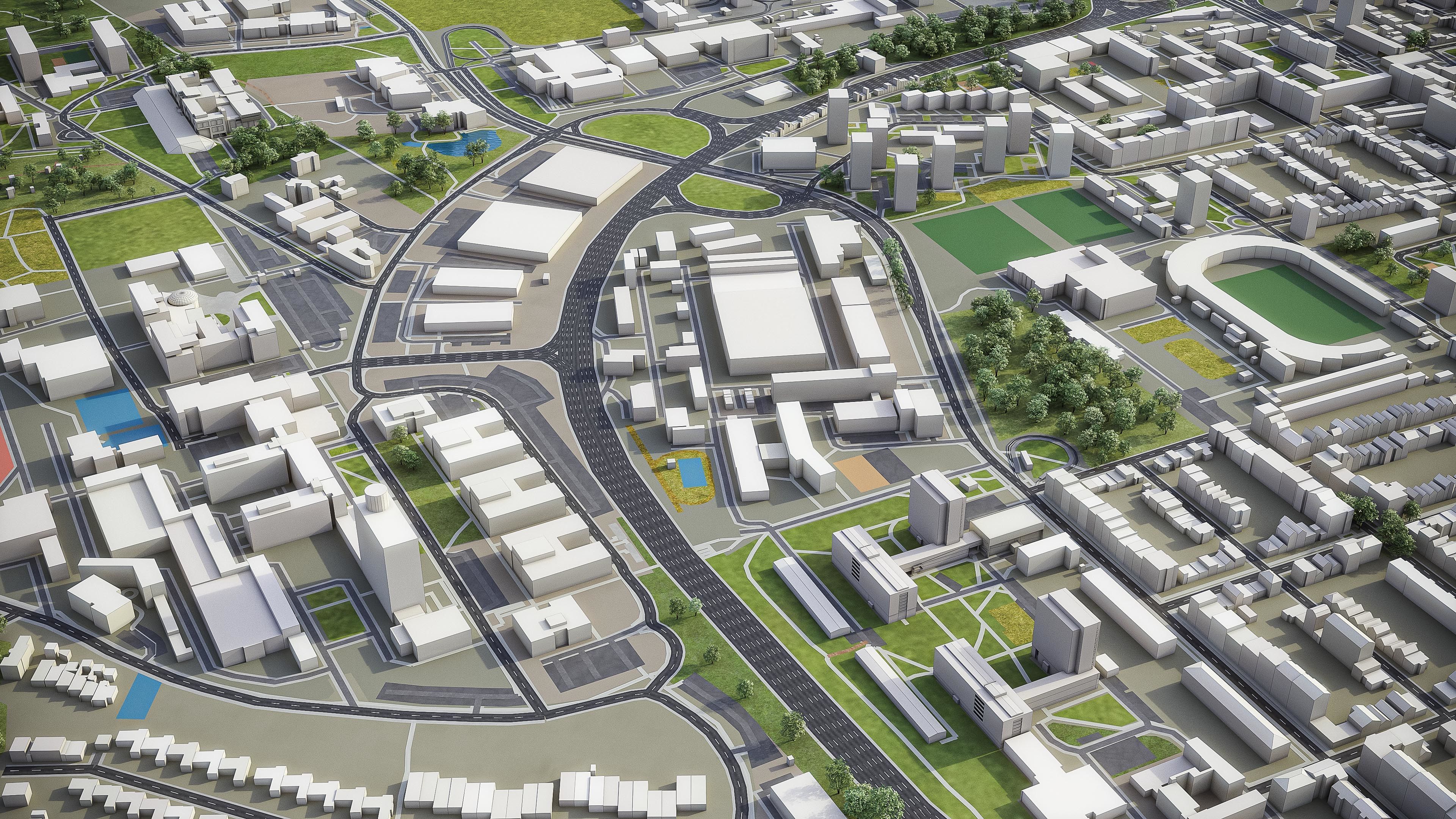 Brno - City 3D Model Low-poly 3D model_23