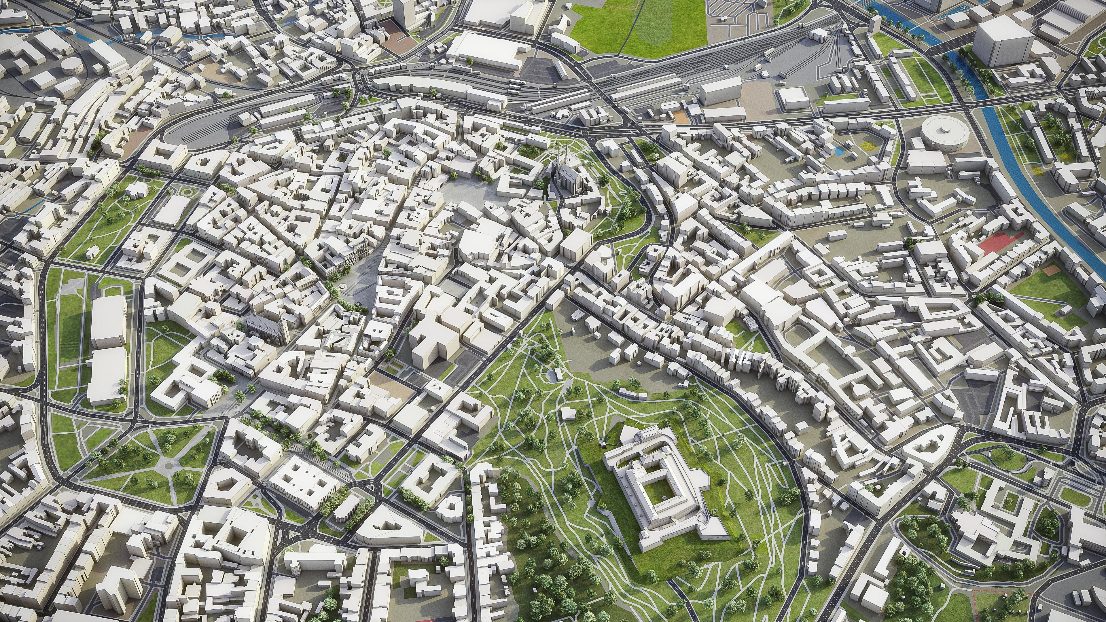 Brno - City 3D Model Low-poly 3D model_9