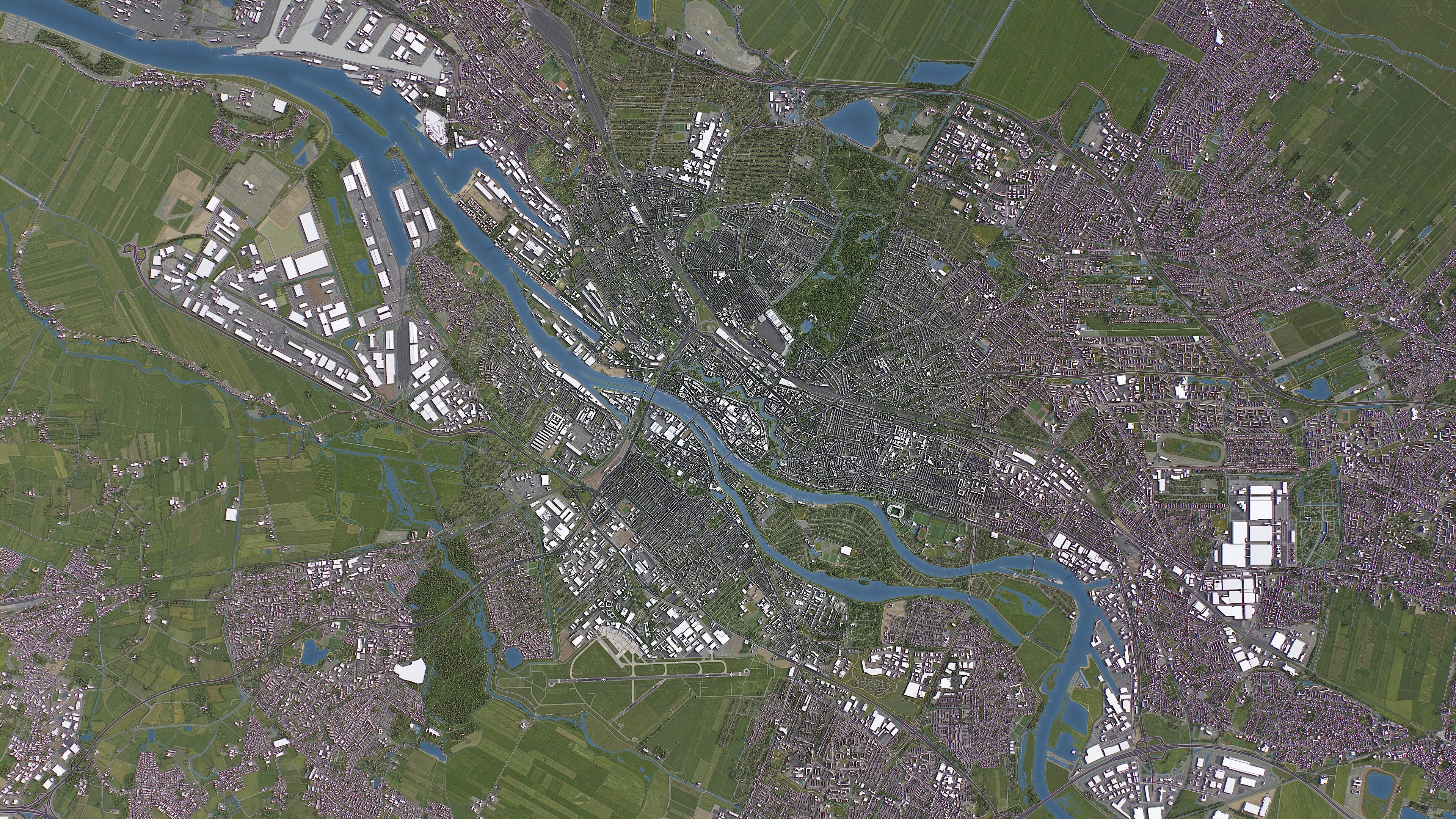 Bremen - City 3D Model Low-poly 3D model_15