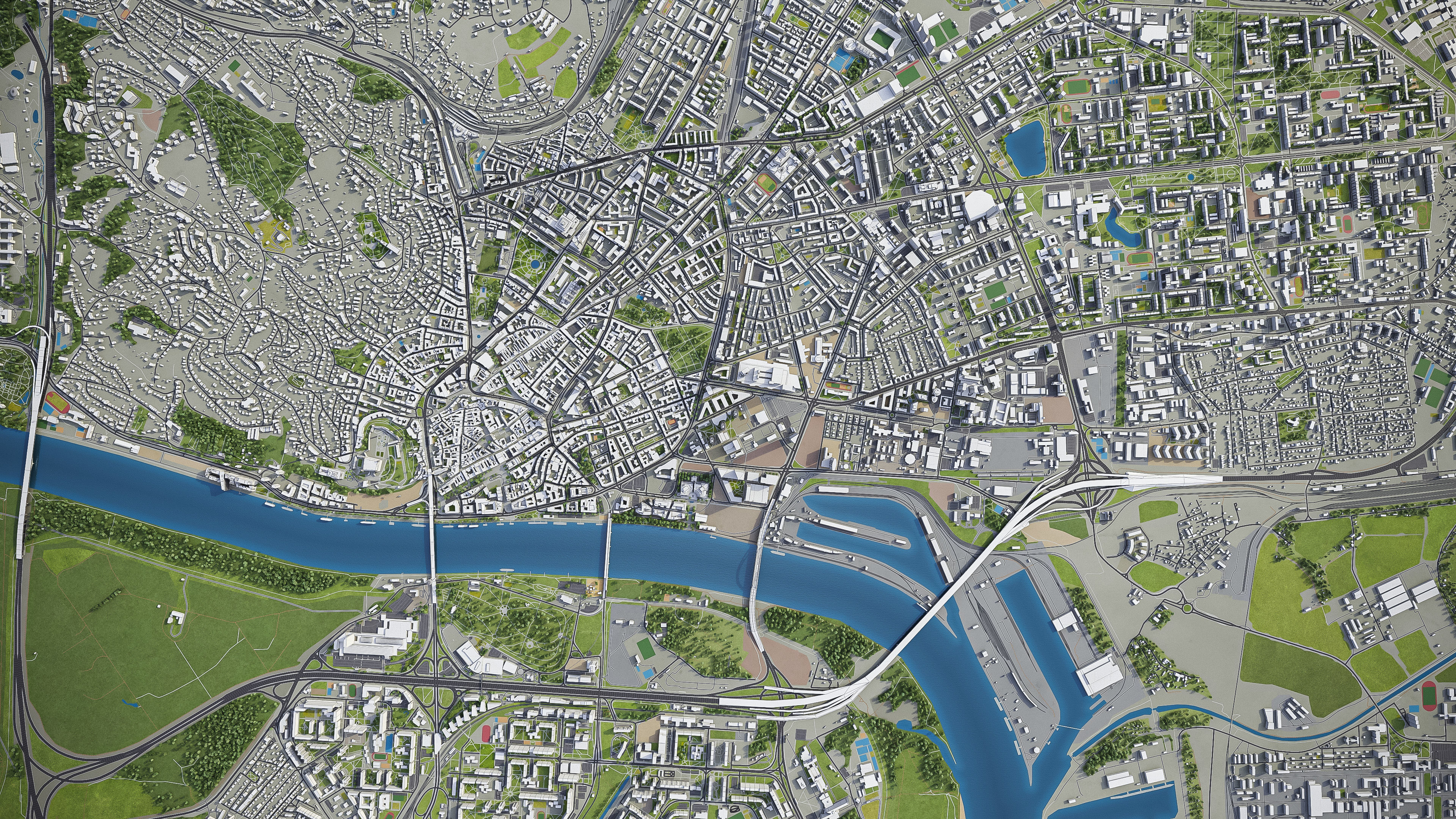 Bratislava - City 3D Model Low-poly 3D model_15