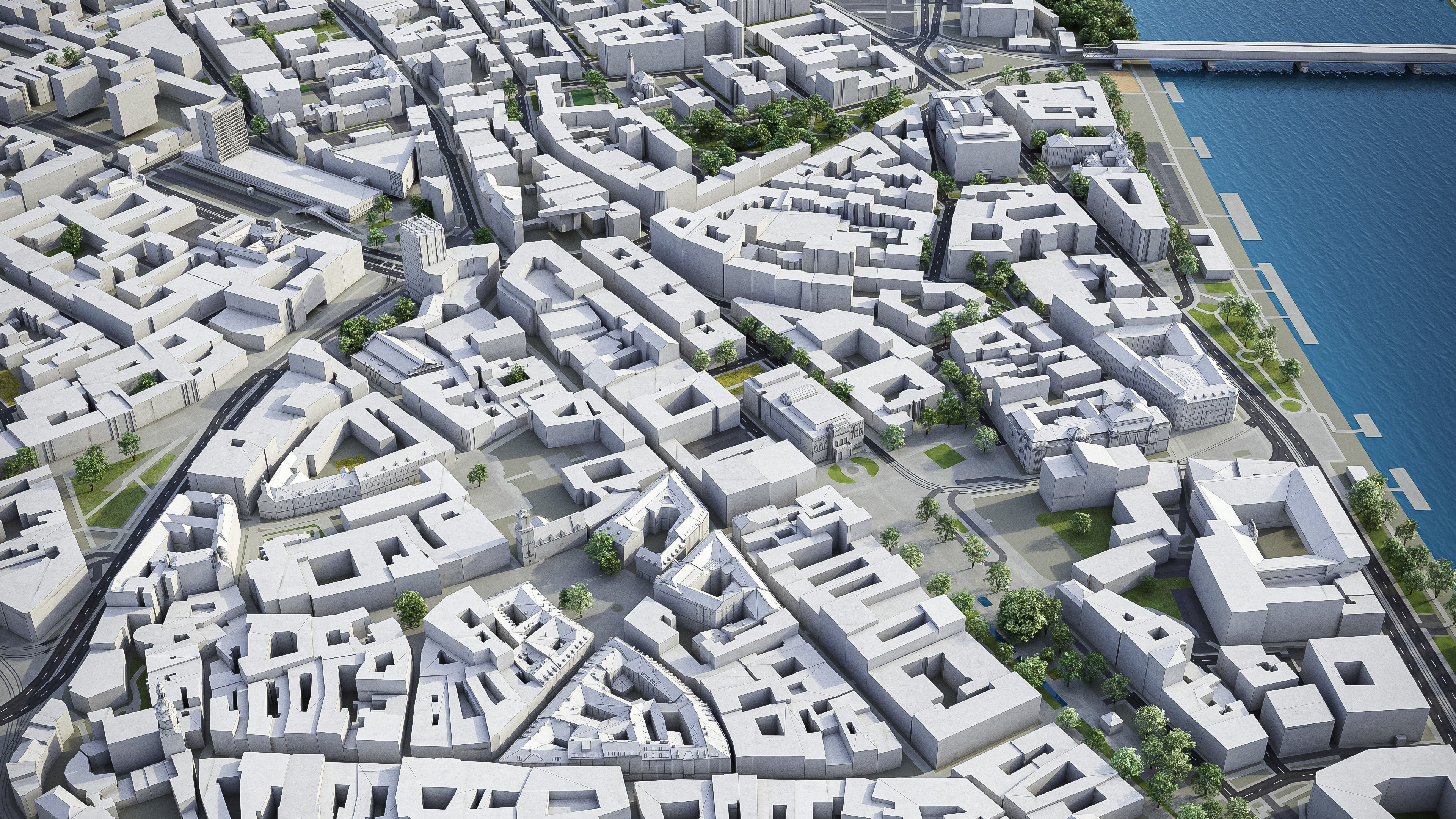 Bratislava - City 3D Model Low-poly 3D model_10