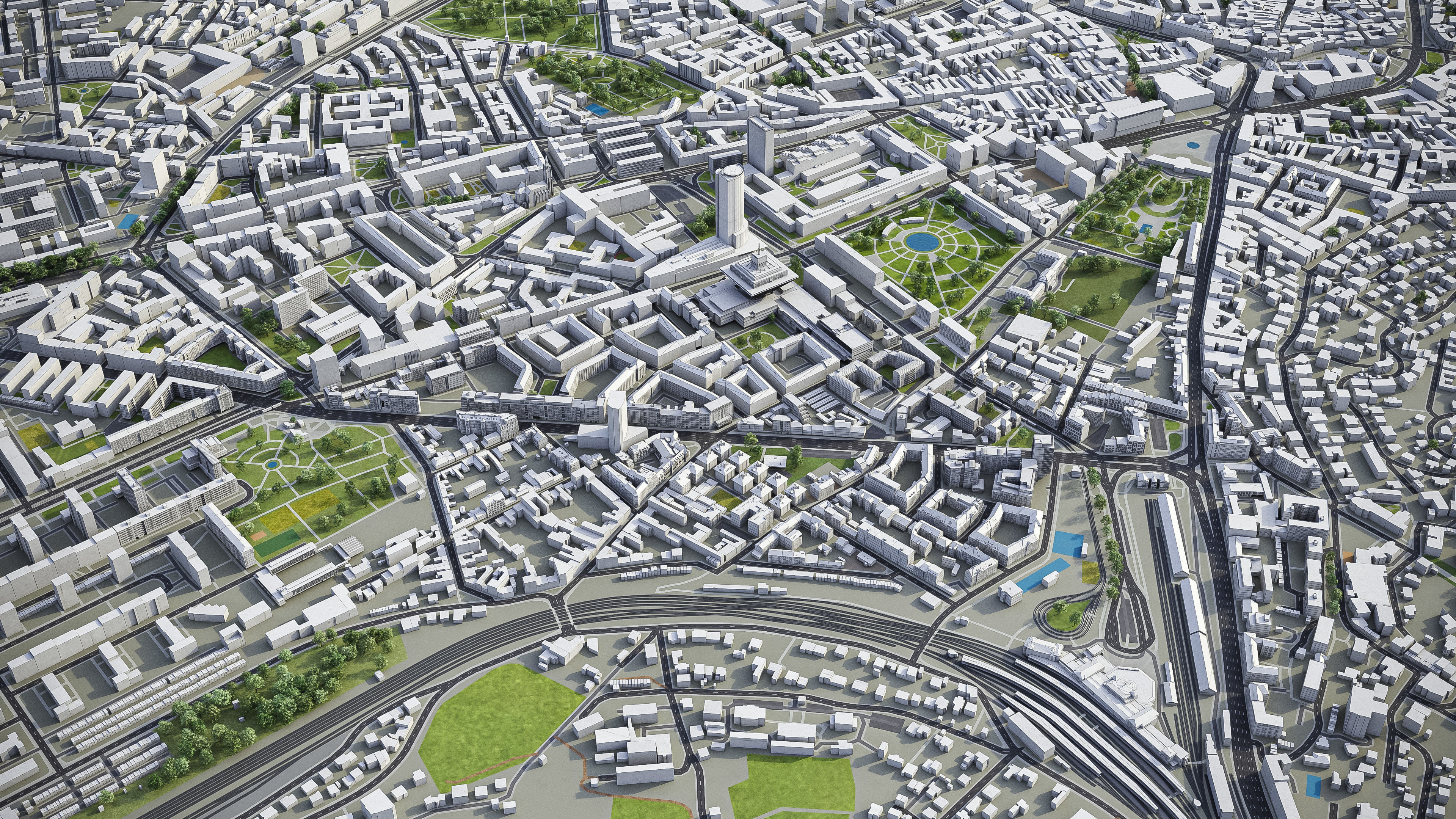 Bratislava - City 3D Model Low-poly 3D model_14