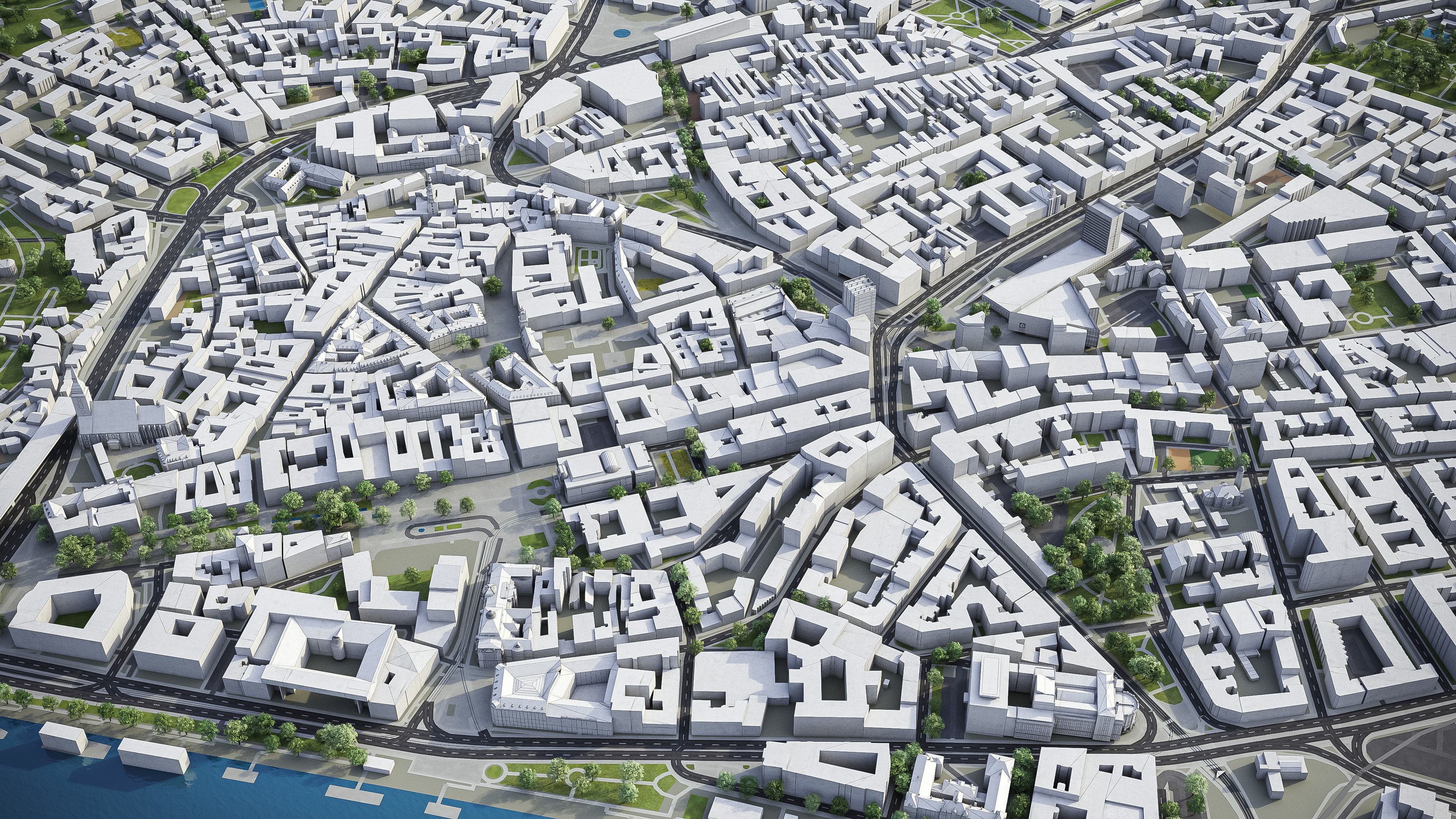 Bratislava - City 3D Model Low-poly 3D model_9