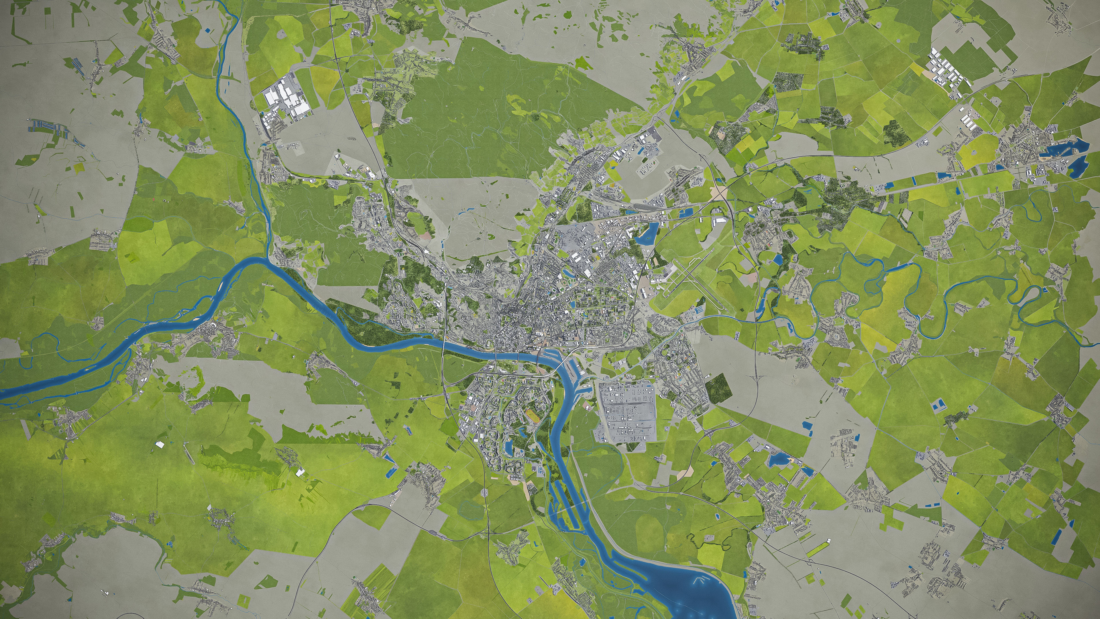 Bratislava - City 3D Model Low-poly 3D model_17