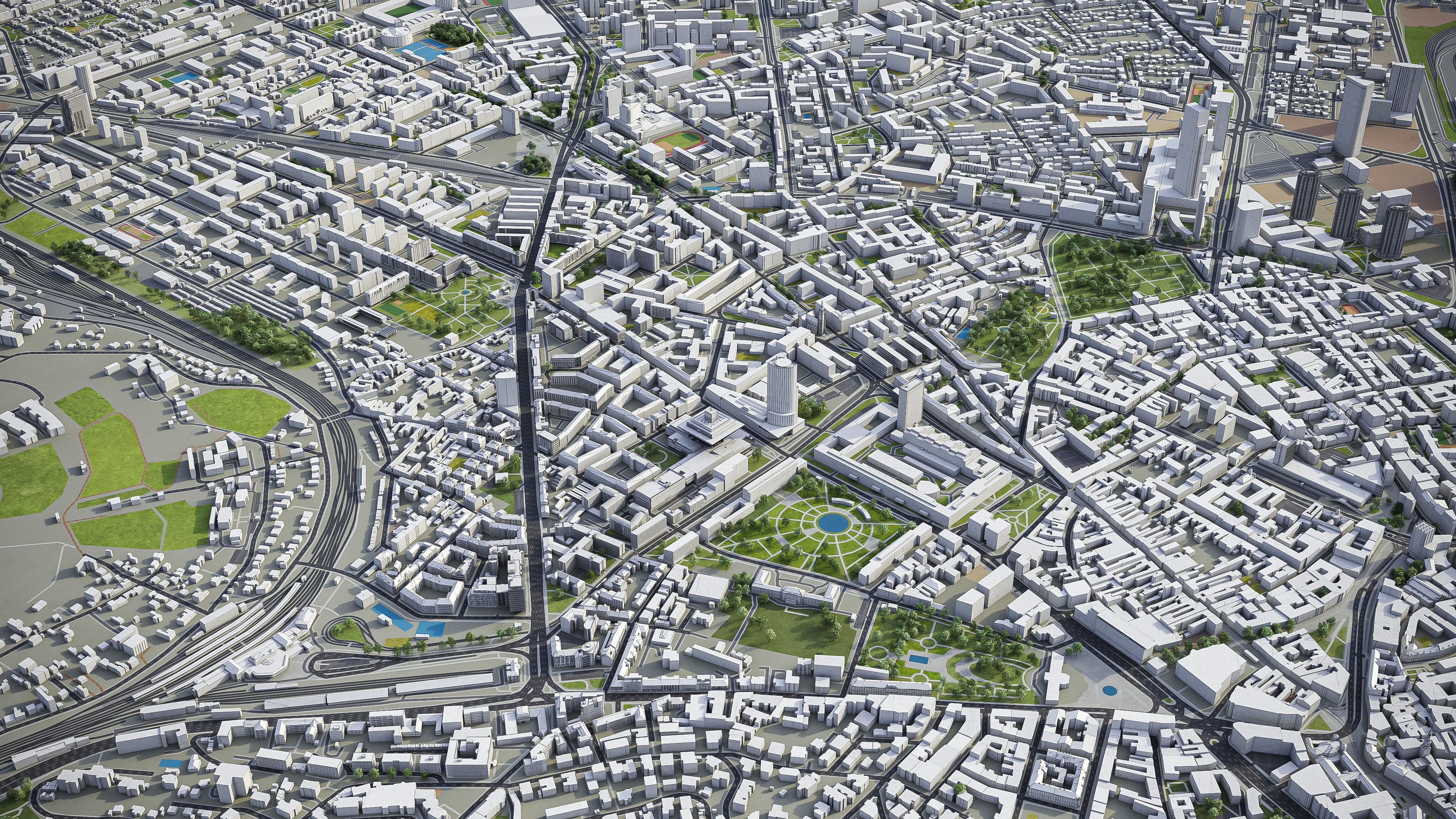 Bratislava - City 3D Model Low-poly 3D model_13