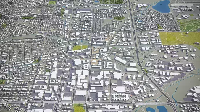 Boulder - City 3D Model