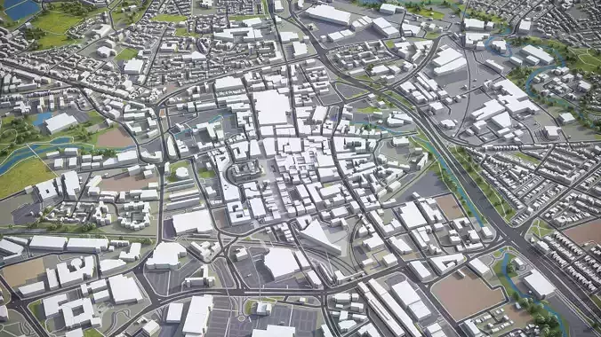 Bolton - City 3D Model