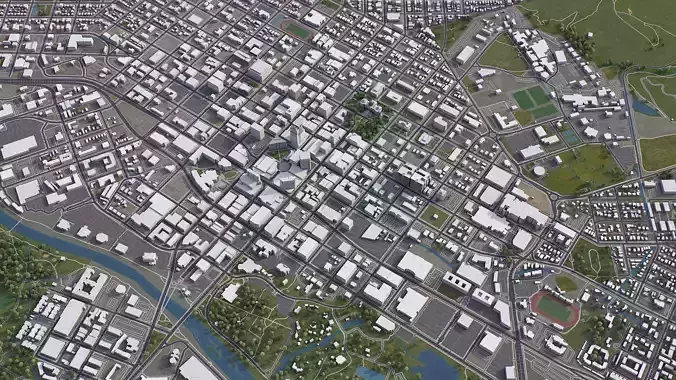 Boise - City 3D Model