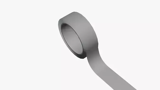 Basic Tape Roll - Geometry Only No Textures No Materials