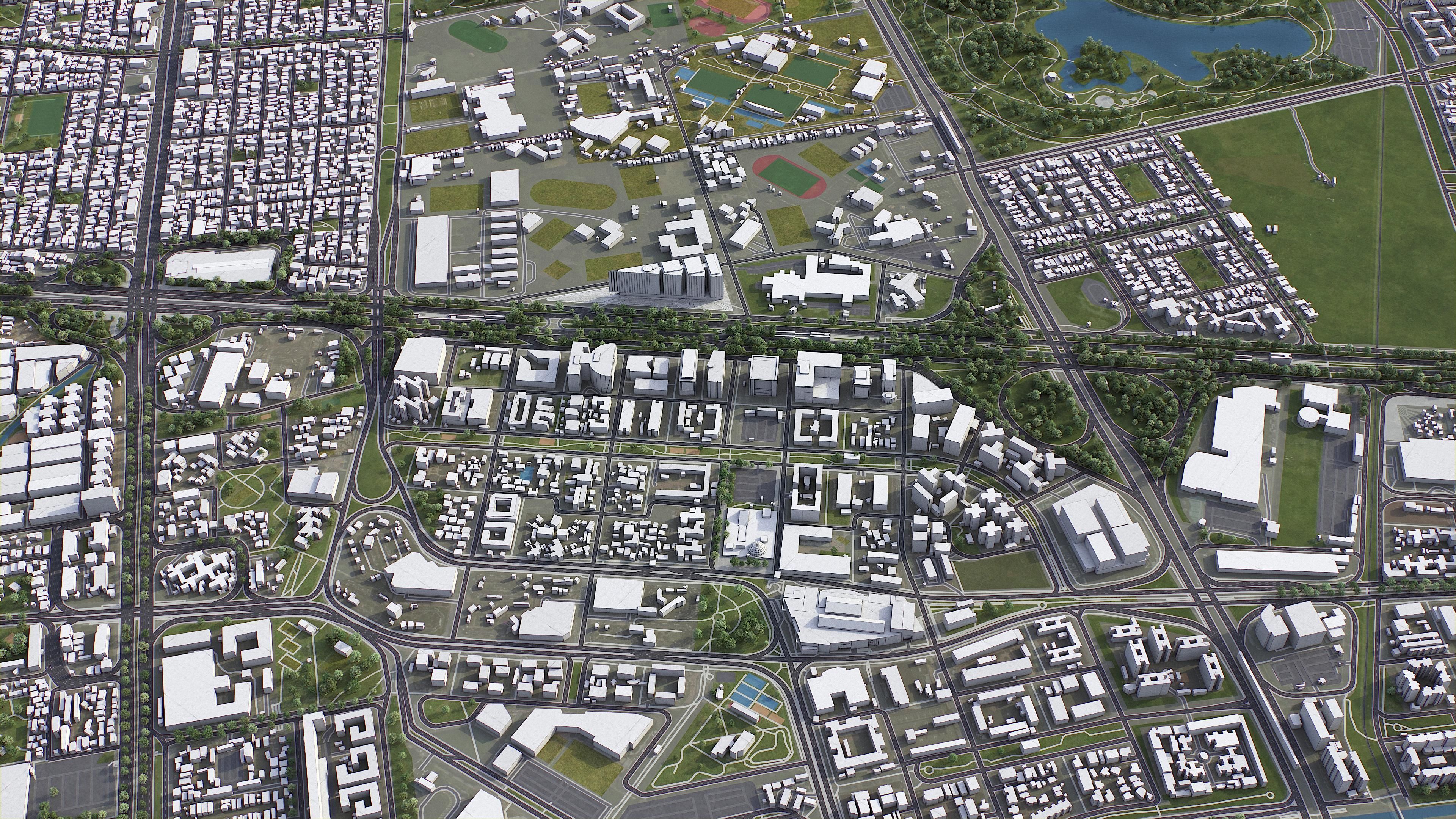 Bogota - City 3D Model Low-poly 3D model_8