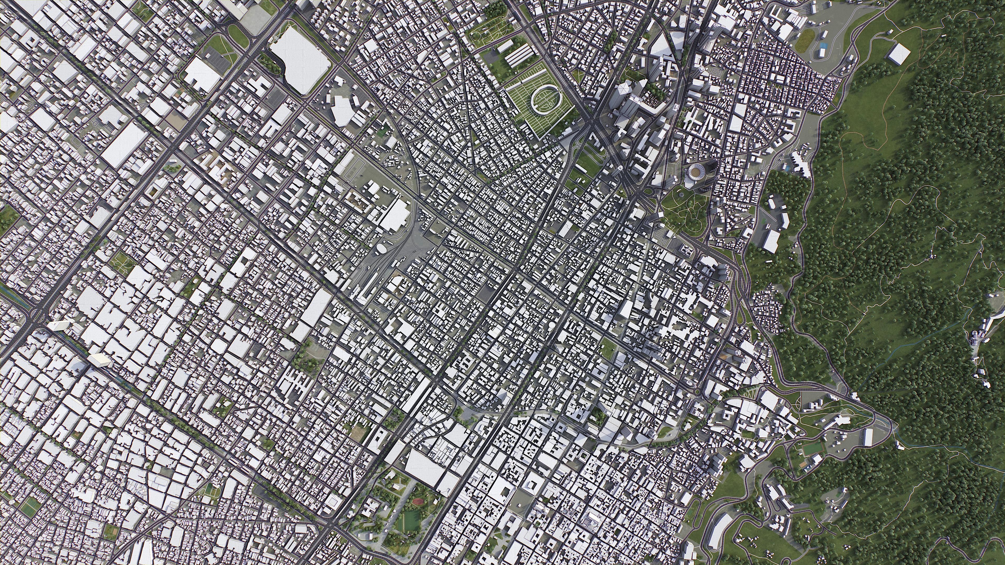 Bogota - City 3D Model Low-poly 3D model_6