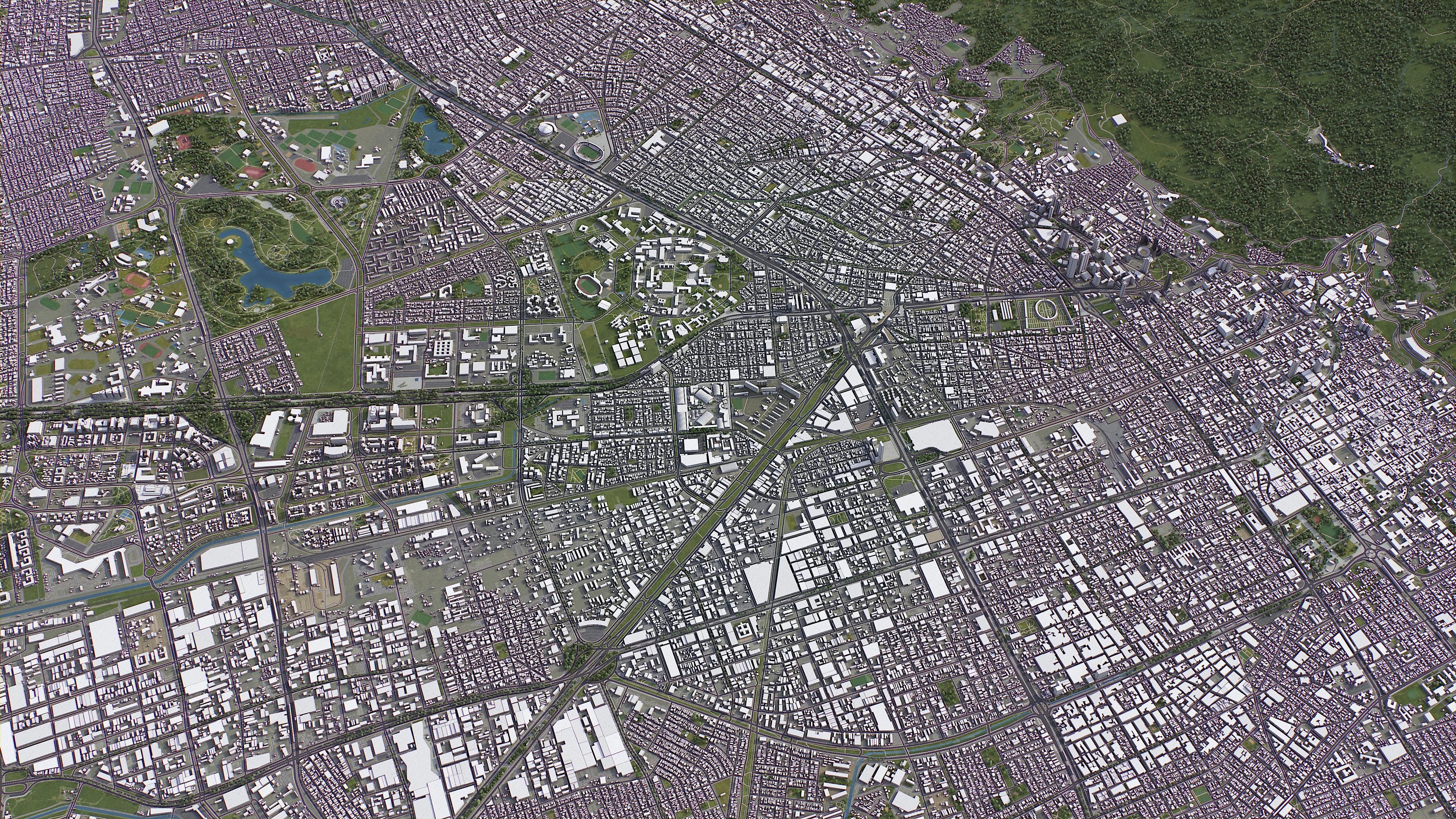 Bogota - City 3D Model Low-poly 3D model_11