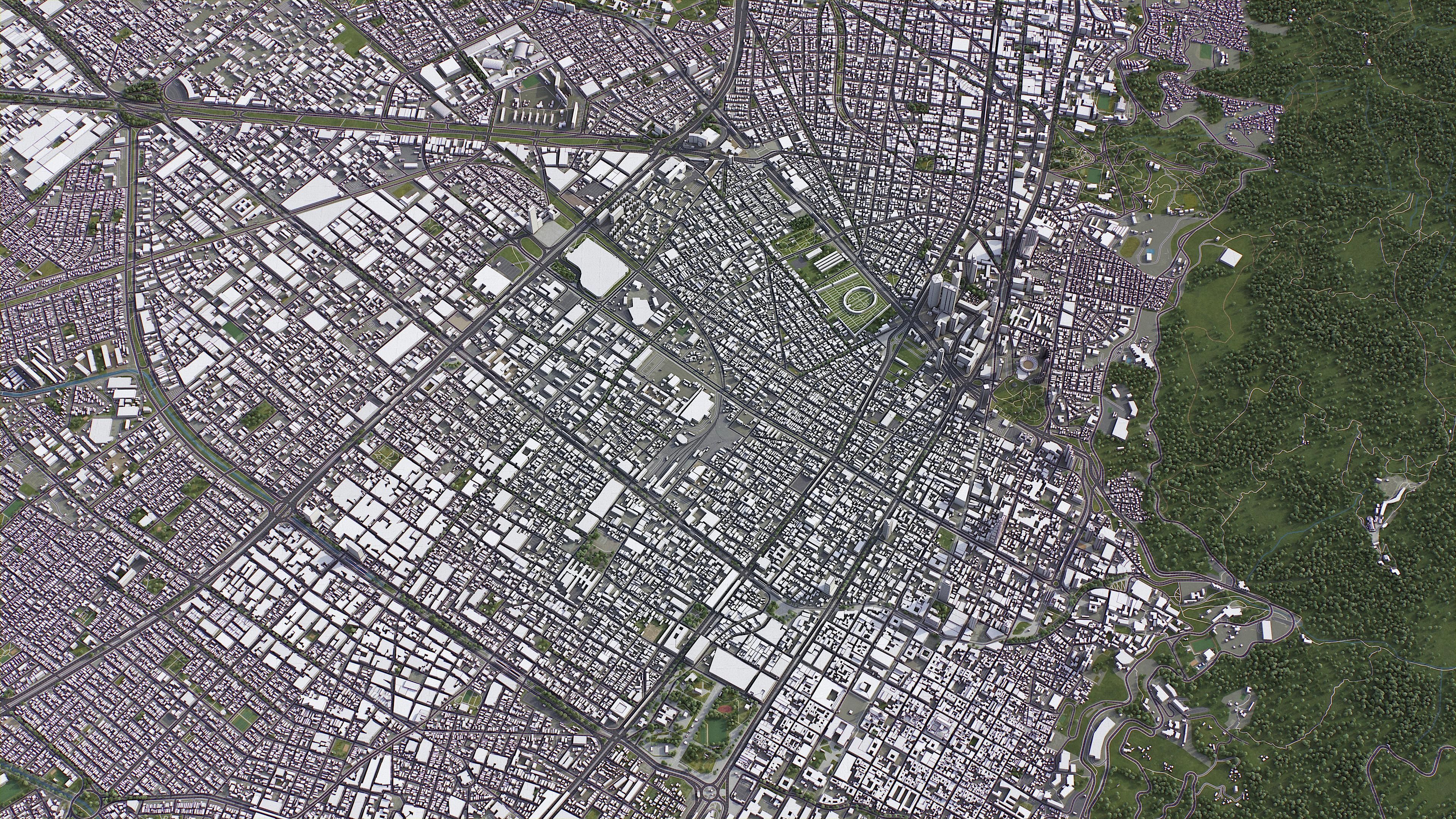 Bogota - City 3D Model Low-poly 3D model_9