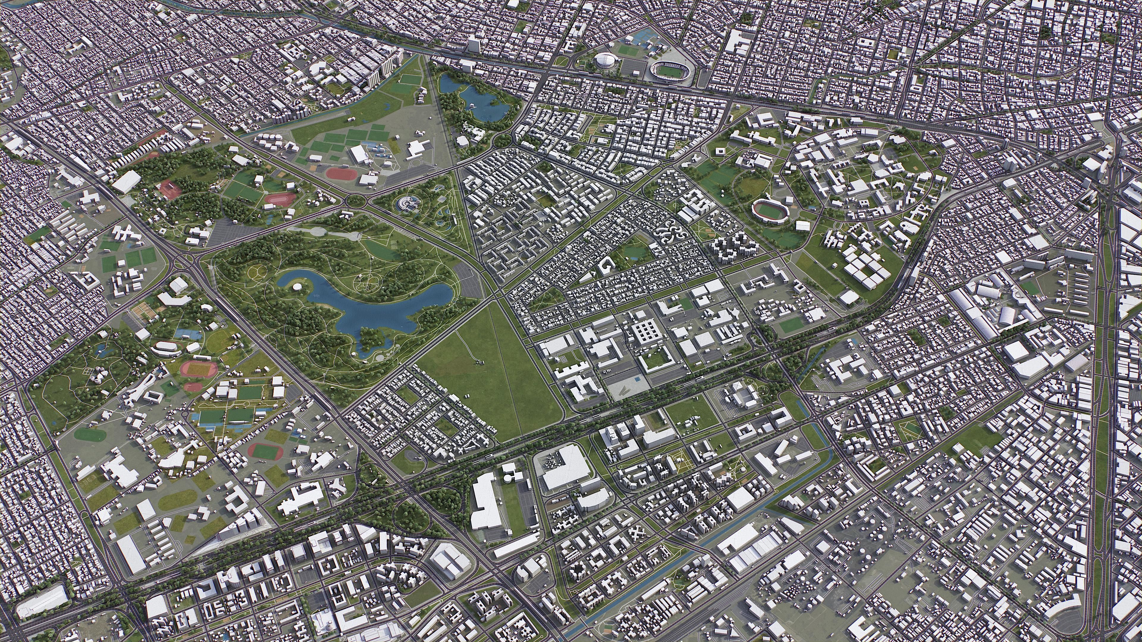 Bogota - City 3D Model Low-poly 3D model_7