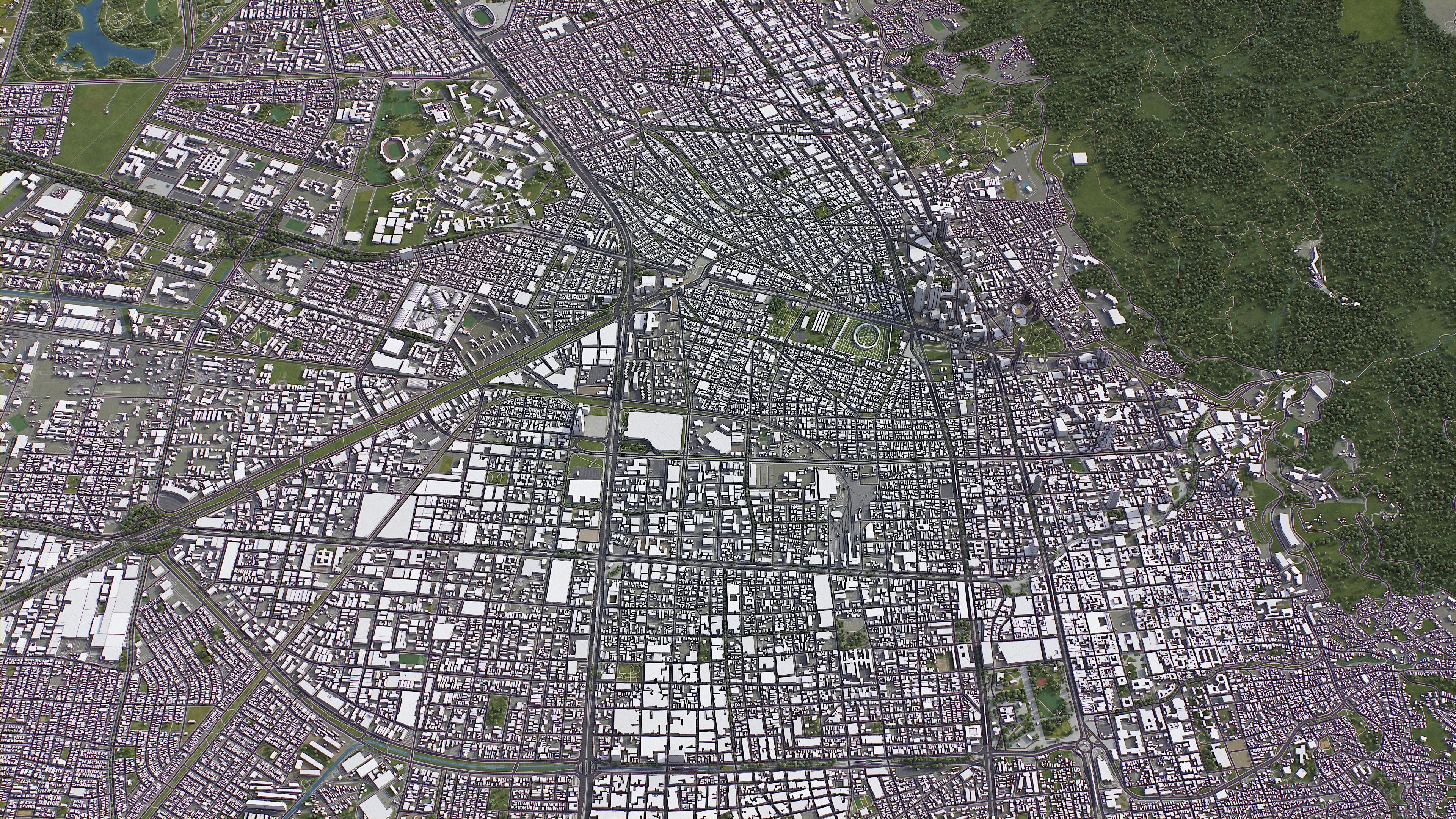 Bogota - City 3D Model Low-poly 3D model_10