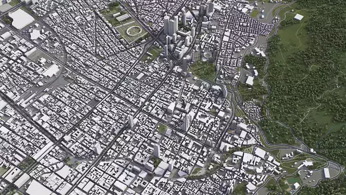 Bogota - City 3D Model